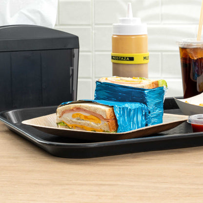 Foil Lux Electric Blue Aluminum Wrap and Basket Liner - Ripple - 12" x 12" - 500 count box