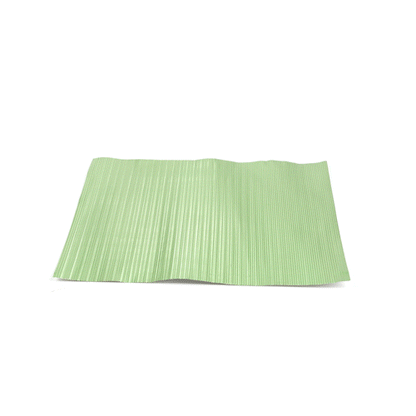 Foil Lux Green Aluminum Wrap and Basket Liner - Ripple - 12" x 12" - 500 count box