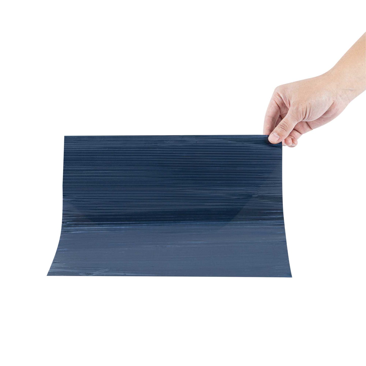 Foil Lux Navy Aluminum Wrap and Basket Liner - 12" x 12" - 500 count box