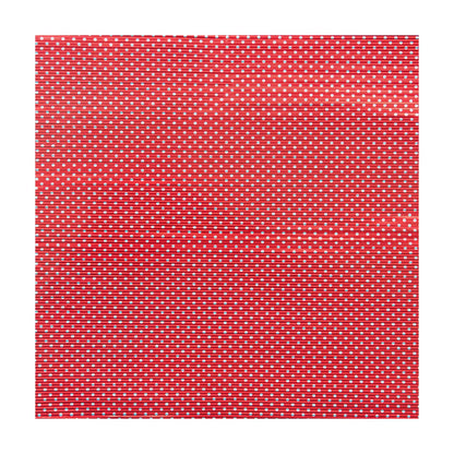 Foil Lux Red Polka Dot Aluminum Wrap and Basket Liner - Ripple - 12" x 12" - 500 count box