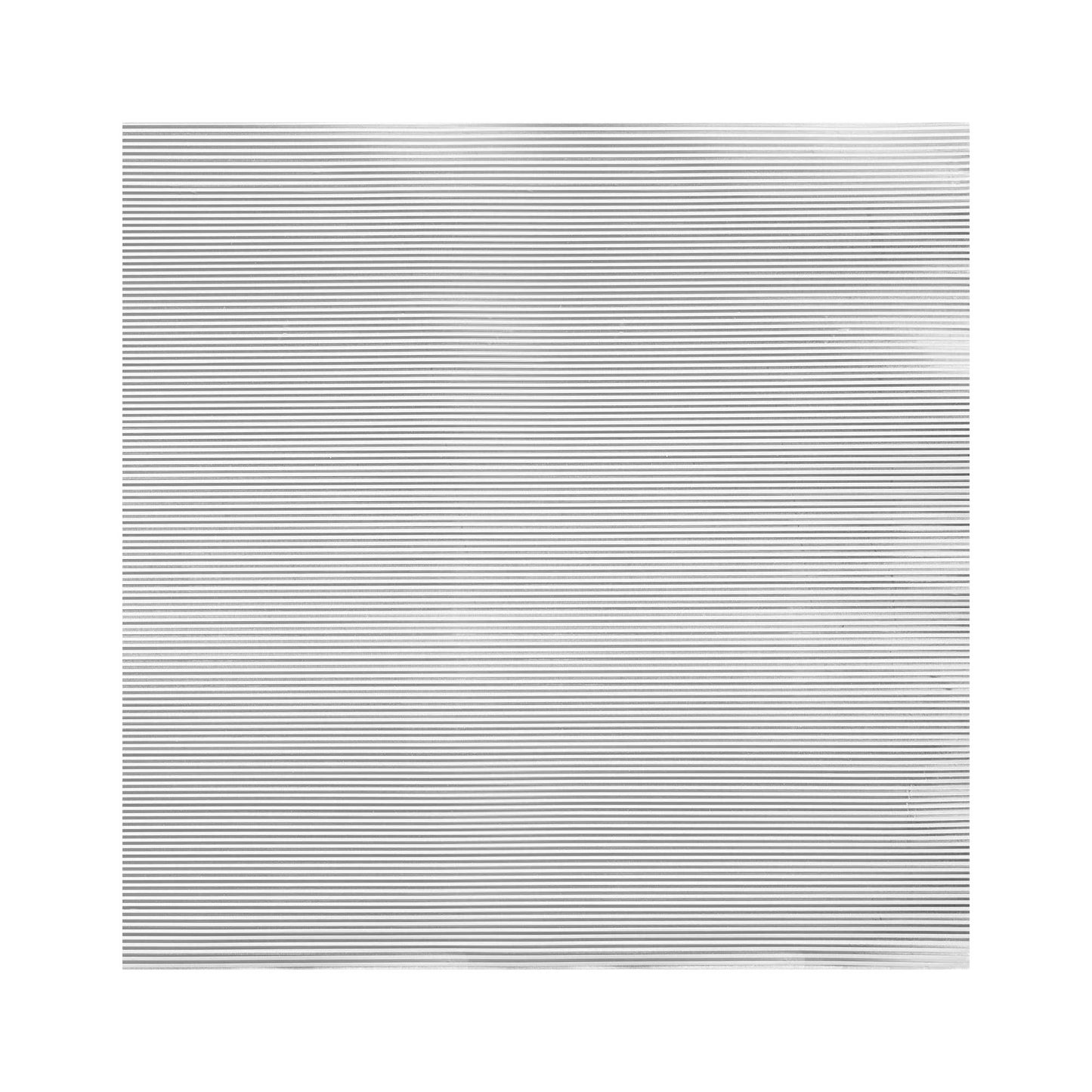 Foil Lux Silver Aluminum Wrap and Basket Liner - Ripple - 12" x 12" - 500 count box
