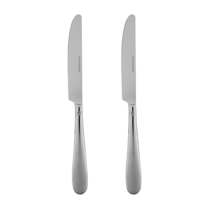 Sovereign 13/0 Stainless Steel Table Knife - 9 1/4" - 2 count box