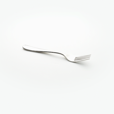 Sovereign 18/10 Stainless Steel Dinner Fork - 8" - 2 count box