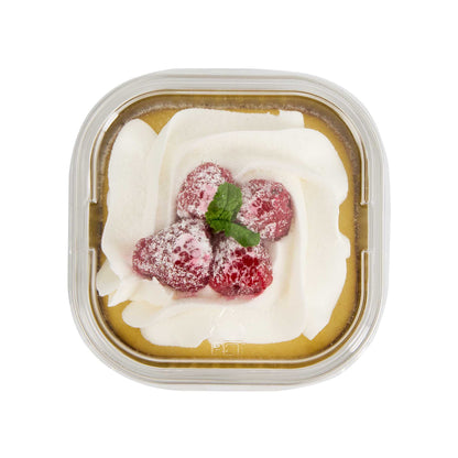 Foil Lux Square Clear Plastic Dome Lid - Fits 10 oz Aluminum Baking Cup - 4 1/2" x 4 1/2" x 1" - 100 count box