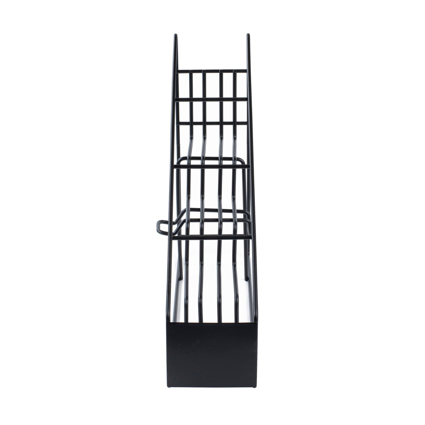 Restpresso Black Iron Bottle Display - 4-Tier - 17" x 4 1/4" x 13" - 1 count box