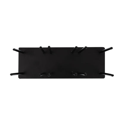 Chef 101 Black Iron Horizontal Portion Cup / Lid Organizer - 3 Section - 8 1/4" x 3" x 6" - 1 count box