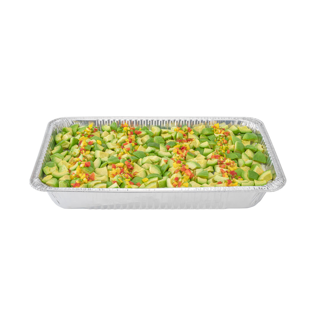 Foil Lux Aluminum Full Size Deep Steam Table Pan - 20 3/4" x 12 3/4" x 3 1/2" - 25 count box