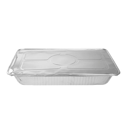 Foil Lux Aluminum Steam Table Pan Lid - Fits Full Size - 25 count box
