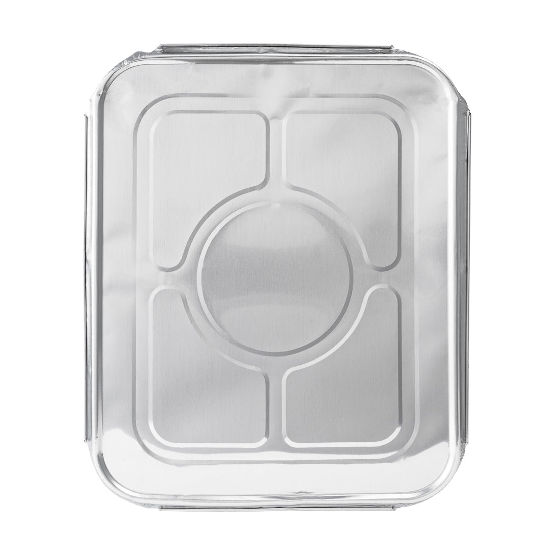 Foil Lux Aluminum Steam Table Pan Lid - Fits 1/2 Size - 25 count box