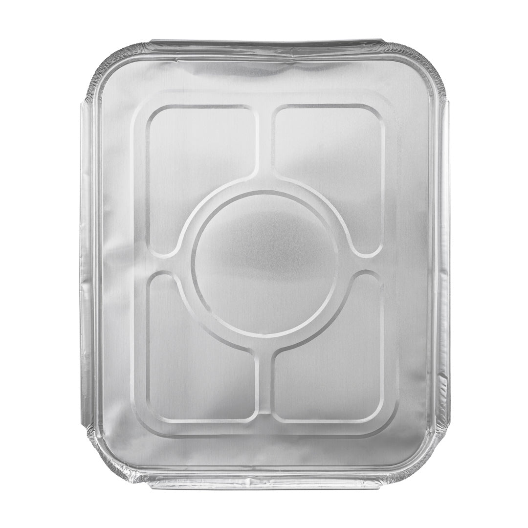Foil Lux Aluminum Steam Table Pan Lid - Fits 1/2 Size - 25 count box