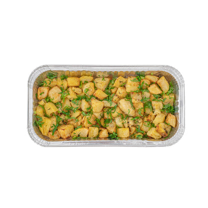 Foil Lux Aluminum 1/3 Size Deep Steam Table / Loaf Pan - 12 1/2" x 6 1/2" x 3 1/4" - 25 count box