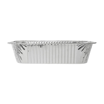 Foil Lux Aluminum 1/3 Size Deep Steam Table / Loaf Pan - 12 1/2" x 6 1/2" x 3 1/4" - 25 count box