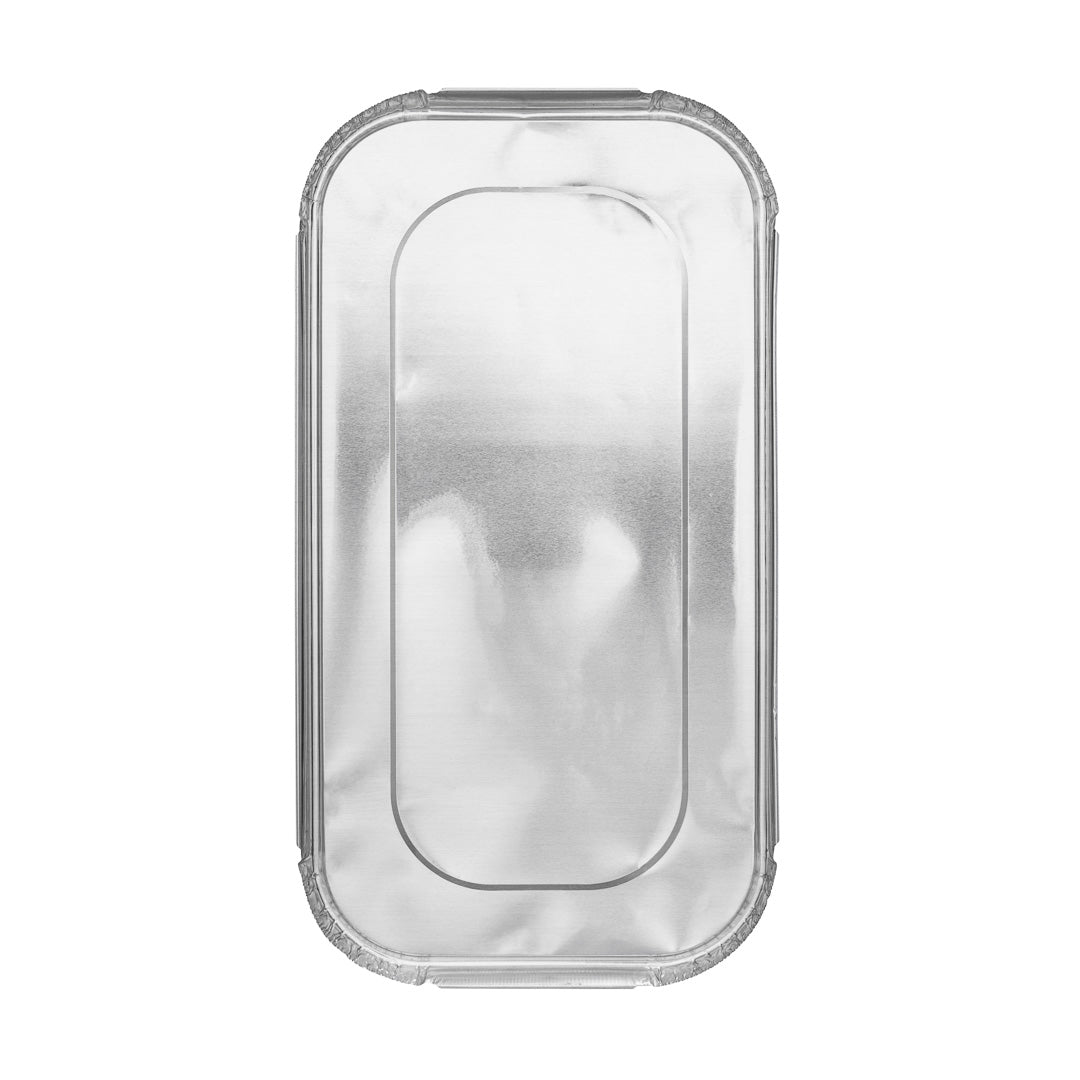Foil Lux Aluminum Steam Table Pan Lid - Fits 1/3 Size / Loaf - 25 count box