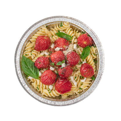 Foil Lux 24 oz Round Aluminum Take Out Pan - Heavy Weight - 7" x 7" x 1 3/4" - 100 count box