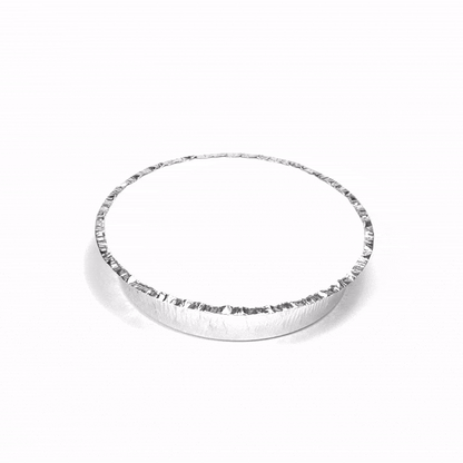 Foil Lux Round White Paper Flat Foil-Laminated Board Lid - Fits 8" Take Out Pan - 100 count box