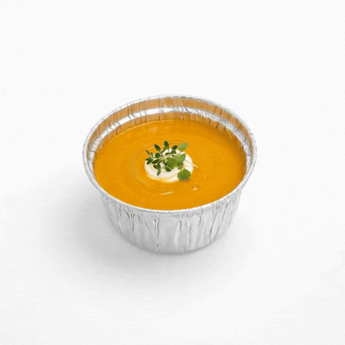 Foil Lux 4 oz Round Silver Aluminum Ramekin / Portion Cup - 3" x 3" x 2" - 100 count box