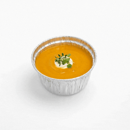 Foil Lux 4 oz Round Silver Aluminum Ramekin / Portion Cup - 3" x 3" x 2" - 100 count box