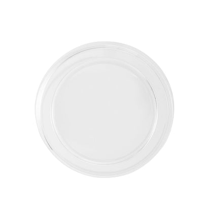 Foil Lux Round Clear Plastic Flat Lid - Fits Ramekin / Portion Cup - 100 count box