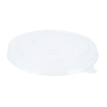 Foil Lux Clear Plastic Take Out Container Lid - Fits 17, 25 and 33 oz - 6" x 6" x 1/4" - 200 count box