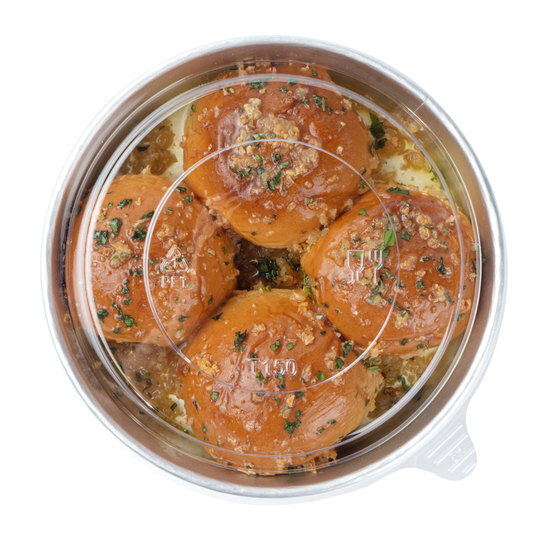 Foil Lux Clear Plastic Take Out Container Lid - Fits 17, 25 and 33 oz - 6" x 6" x 1/4" - 200 count box