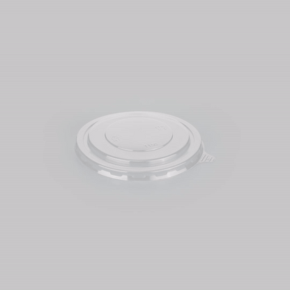 Foil Lux Clear Plastic Take Out Container Lid - Fits 17, 25 and 33 oz - 6" x 6" x 1/4" - 200 count box