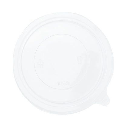 Foil Lux Clear Plastic Take Out Container Lid - Fits 17, 25 and 33 oz - 6" x 6" x 1/4" - 200 count box