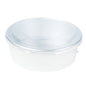 Foil Lux Clear Plastic Take Out Container Lid - Fits 45 oz - 200 count box