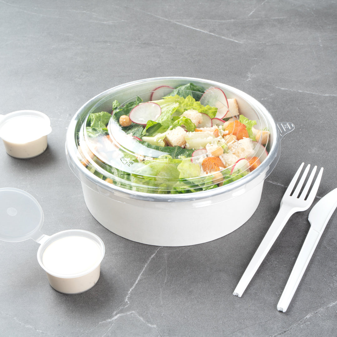 Foil Lux Clear Plastic Take Out Container Lid - Fits 45 oz - 200 count box