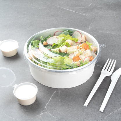 Foil Lux Clear Plastic Take Out Container Lid - Fits 45 oz - 200 count box