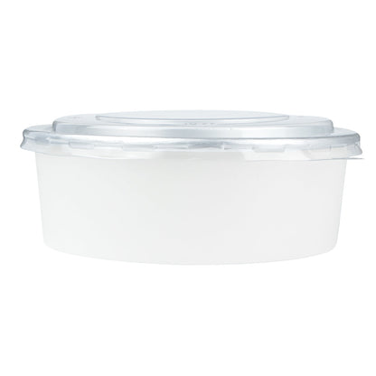Foil Lux Clear Plastic Take Out Container Lid - Fits 45 oz - 200 count box