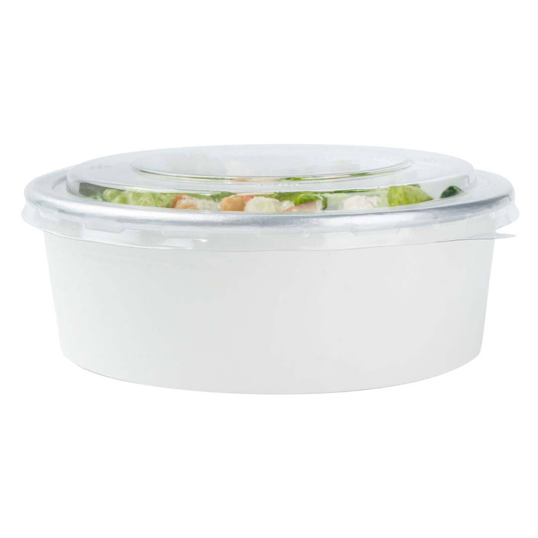 Foil Lux Clear Plastic Take Out Container Lid - Fits 45 oz - 200 count box
