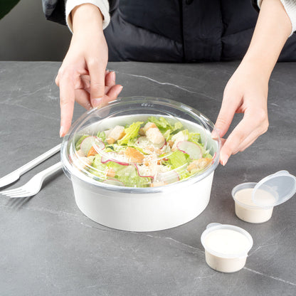 Foil Lux Clear Plastic Take Out Container Lid - Fits 45 oz - 200 count box