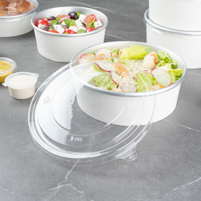 Foil Lux Clear Plastic Take Out Container Lid - Fits 45 oz - 200 count box