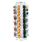 Restpresso Iron Coffee Pod / Capsule Holder - Revolving, Holds 60 Nespresso Capsules - 5" x 5" x 16 1/4" - 1 count box