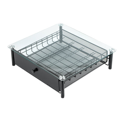 Restpresso Iron Coffee Pod / Capsule Storage Drawer - Holds 36 Nespresso Vertuo Capsules - 15 1/2" x 14" x 4 1/4" - 1 count box