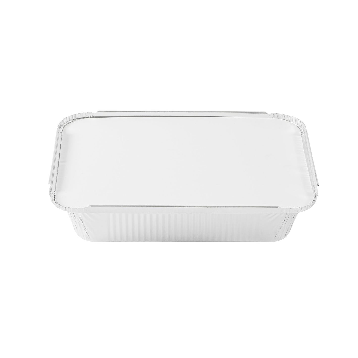 Foil Lux 2 1/4 lb Oblong Aluminum Container - 8 1/2" x 6 1/4" x 1 3/4" - 100 count box