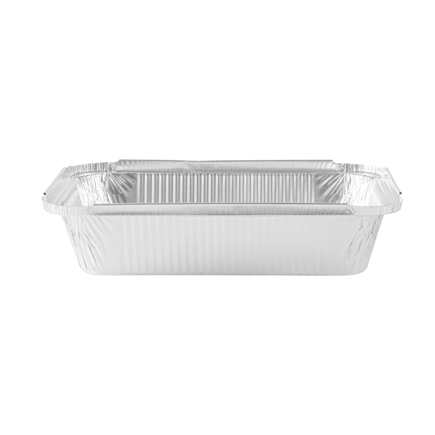 Foil Lux 2 1/4 lb Oblong Aluminum Container - 8 1/2" x 6 1/4" x 1 3/4" - 100 count box
