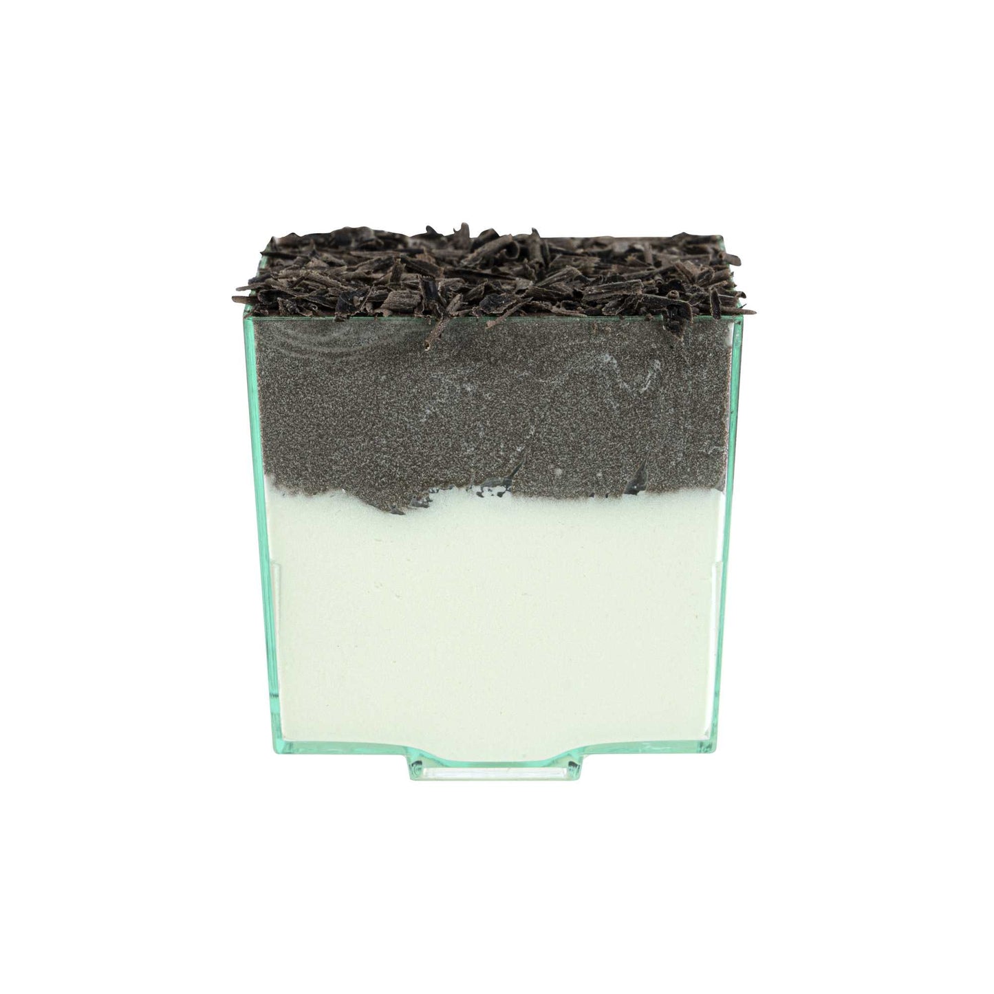 Mini Serve 3 oz Square Seagreen Plastic Quadrato Cup - 1 3/4" x 1 1/2" x 1 3/4" - 100 count box
