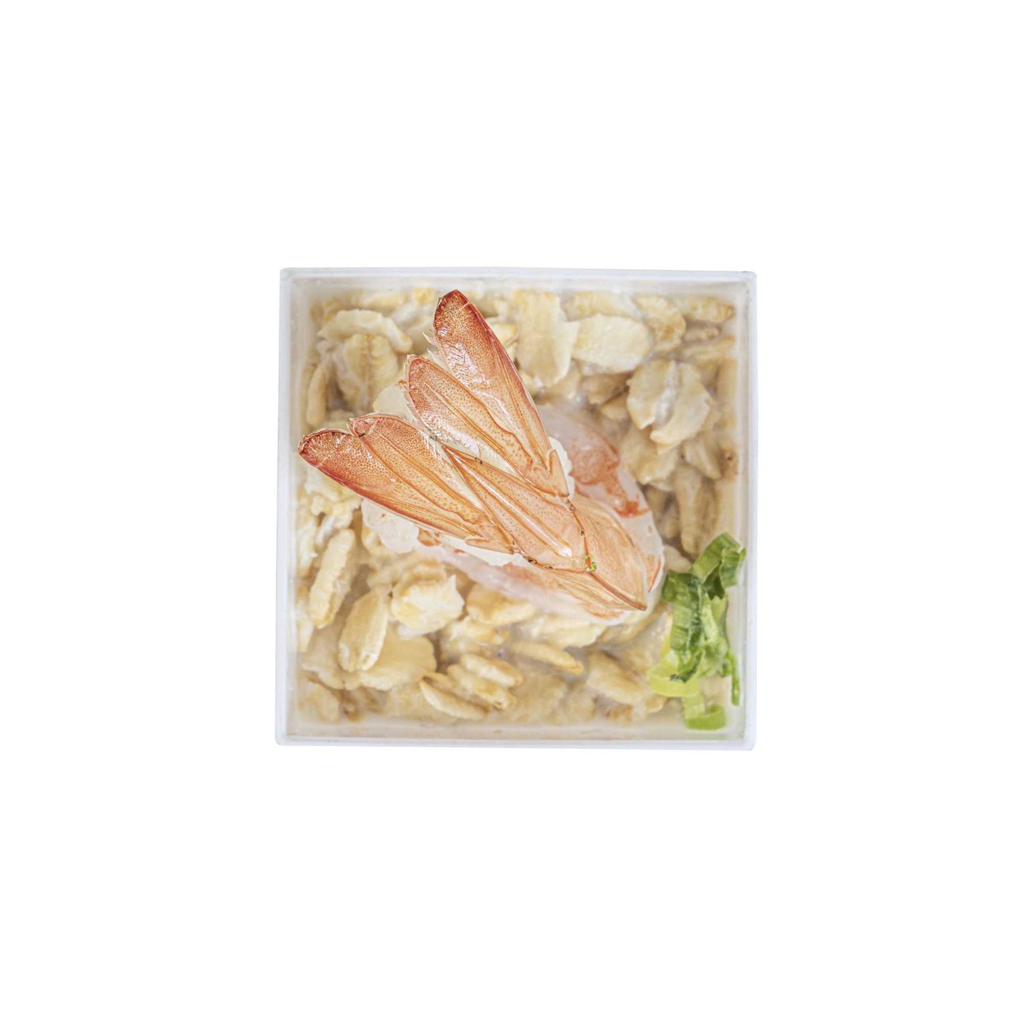 Mini Serve 3 oz Square White Plastic Quadrato Cup - 1 3/4" x 1 1/2" x 1 3/4" - 100 count box