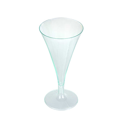 Bev Tek 3 oz Round Seagreen Plastic Aperitif Glass - 2 1/2" x 2 1/2" x 5" - 100 count box