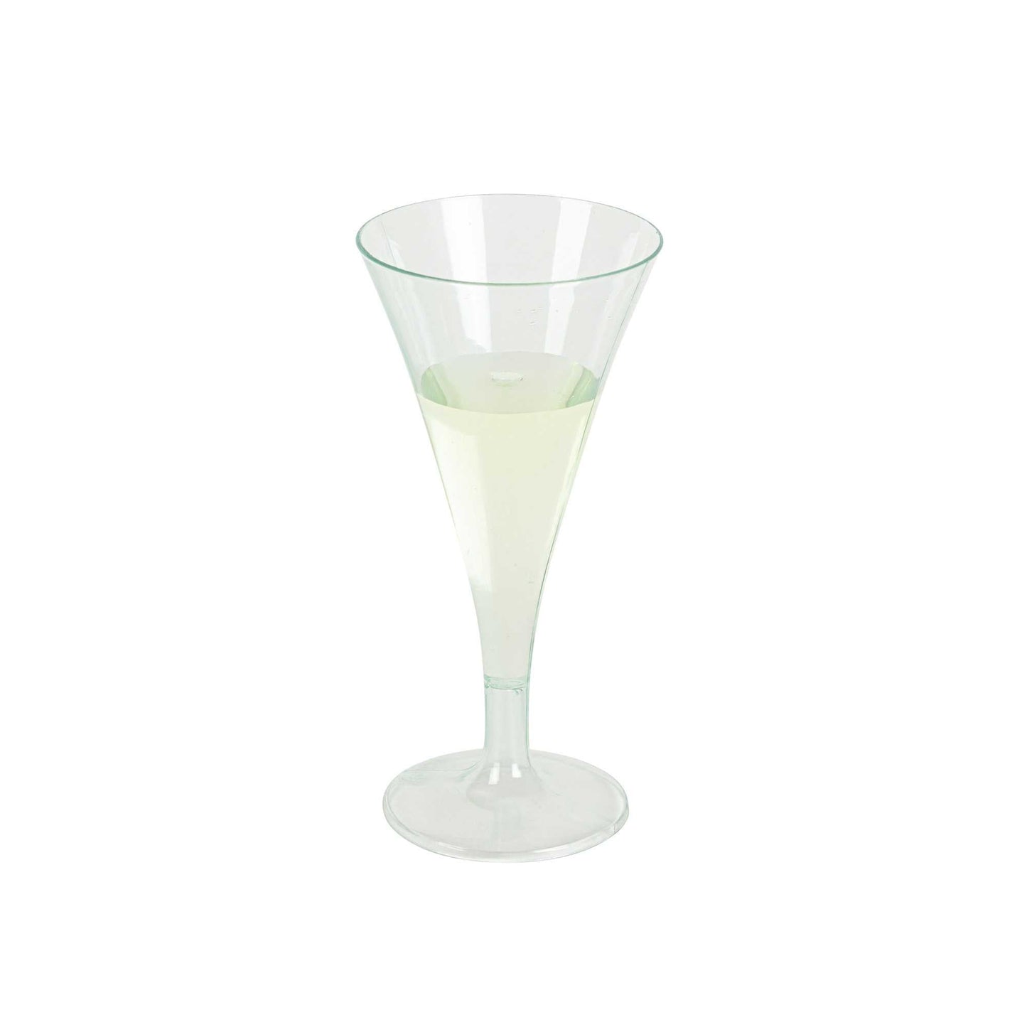Bev Tek 3 oz Round Seagreen Plastic Aperitif Glass - 2 1/2" x 2 1/2" x 5" - 100 count box