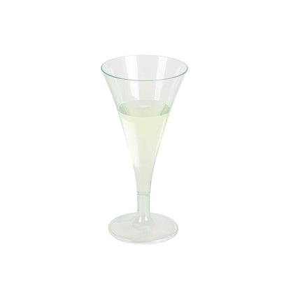 Bev Tek 3 oz Round Seagreen Plastic Aperitif Glass - 2 1/2" x 2 1/2" x 5" - 100 count box