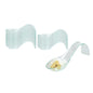 Mini Serve Seagreen Plastic Stiletto Spoon - 5" x 1/2" x 1 1/4" - 100 count box