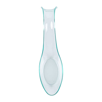 Mini Serve Seagreen Plastic Stiletto Spoon - 5" x 1/2" x 1 1/4" - 100 count box