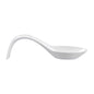 Mini Serve White Plastic Stiletto Spoon - 5" x 1/2" x 1 1/4" - 100 count box