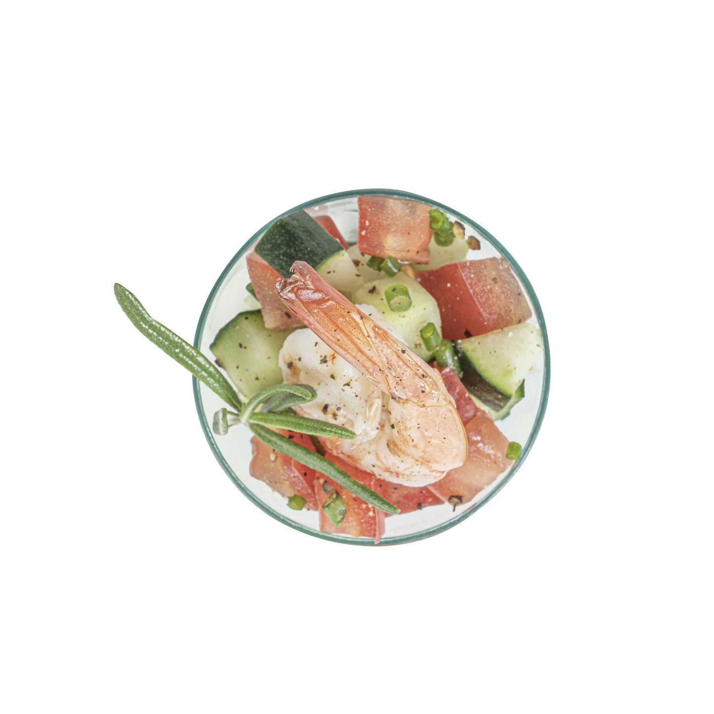 Mini Serve 3 oz Round Seagreen Plastic Mini Tasting Bowl - 2" x 2" x 1 1/2" - 20 count box