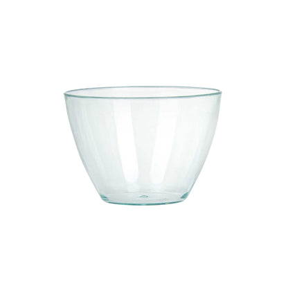 Mini Serve 3 oz Round Seagreen Plastic Mini Tasting Bowl - 2" x 2" x 1 1/2" - 20 count box