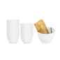 Mini Serve 2 oz Round White Plastic Mini Tasting Bowl - 2" x 2" x 1 1/2" - 100 count box