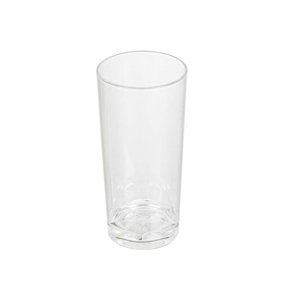 Mini Serve 2 oz Round Clear Plastic Cannello Shot Glass - 1 1/2" x 1 1/2" x 3" - 20 count box