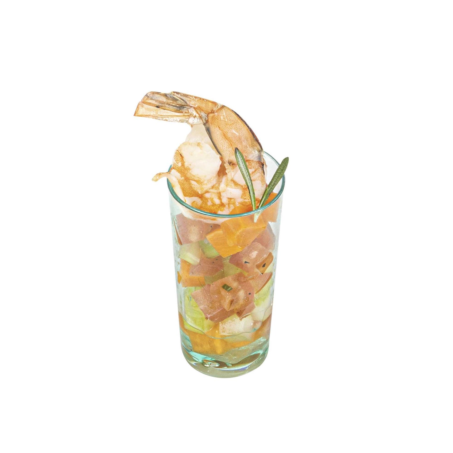 Mini Serve 2 oz Round Seagreen Plastic Cannello Shot Glass - 1 1/2" x 1 1/2" x 3" - 100 count box